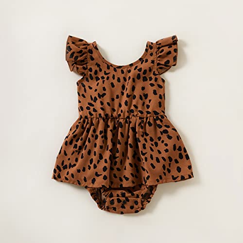 Mommy and Me Matching Dresses Floral Ruffled Backless Midi Beach Dress Self-tied Belt Summer Mom Daughter Matching Outfits