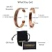 Coppervast Copper Bracelets- for Men and Women| Set of 2 with Gift Box| Gift for Women & Men| Handmade 100% Copper (Hammered and Chain Inlay)