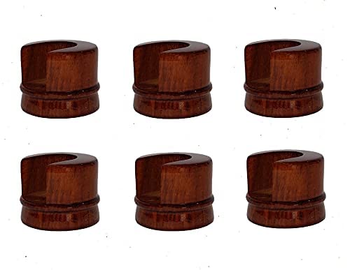 PARAS | Luxury Wooden Curtain Bracket Wall to Wall Curtain Rod Holder Conceal for 25 mm / Rod 1 inch, Pack of 6 Pc,Rod Pocket (B093GXCGFX) Amazon Price History, Amazon Price Tracker