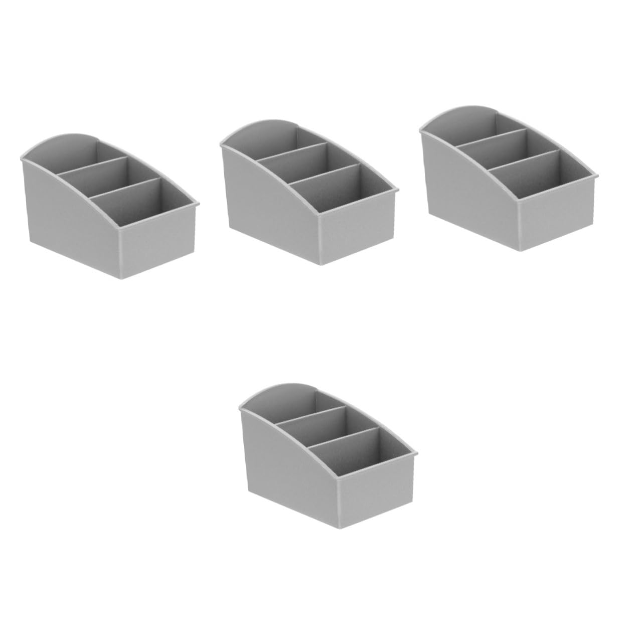 TOPBATHY 4 Pièces Pour Sachets De Thé Organisateur De Sachets De Thé Porte- De De Comptoir Porte- à Sucre De Comptoir e De Sucre Plastique Silver