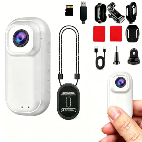 Mini cámara deportiva Xilecam blanca de 32GB, el regalo ideal para amigas