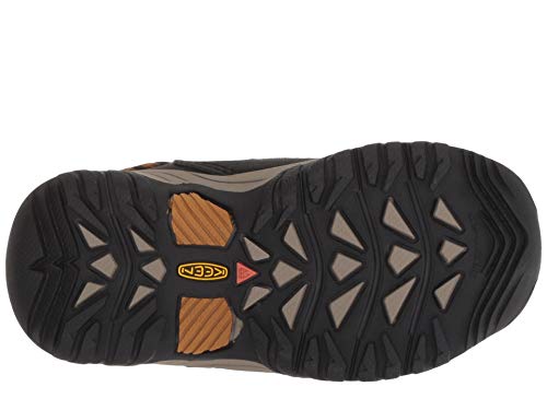 Keen Unisex Child Targhee Mid Height Waterproof Hiking Boot, Dark Earth/Golden Brown, 12 Little Kid Us #TOP3
