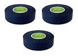 Black Cloth Ice Hockey Tape - 3 Rolls
