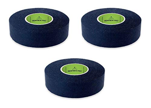Black Cloth Ice Hockey Tape - 3 Rolls