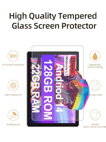 Protector pantalla para POPUX P10PRO/ZIOVO Z168 10.1" 2 pack miniatura 2