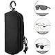 ACEXIER 1PCS Taktische MOLLE Brillenetui Stoßfeste Schutzbox Tragbare Brillenetuis Brillen mit Gürtelclip