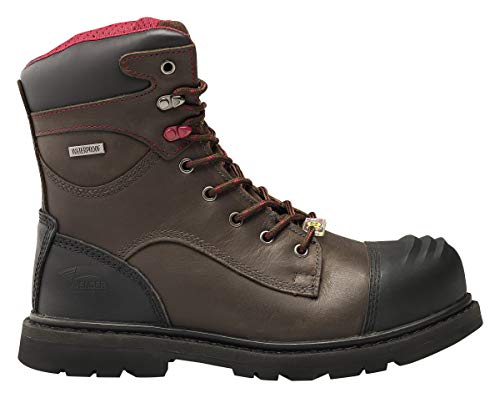 Image of Avenger Work Boots Hammer 8 inch Men's Insulated Waterproof Leather Carbon Toe EH Industrial Work Boots
