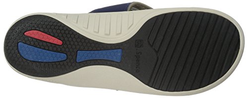 Image of Spenco Yumi Men's Orthotic Flip Flops Medieval Blue - 10 Medium