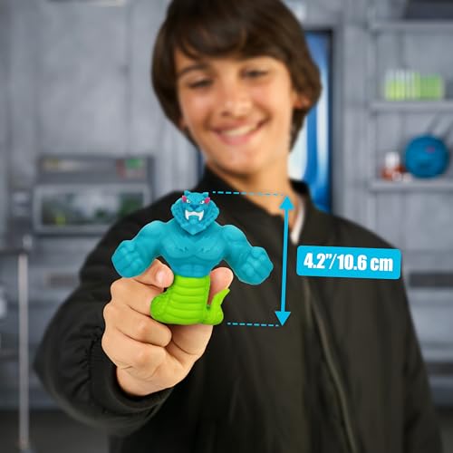 MrBeast Lab, Hyper Fusion Elastic Hero, Cobra Panther, Slime Filled Figure, Stands, Stretches up to 3 Times Size, Collection - Image 2