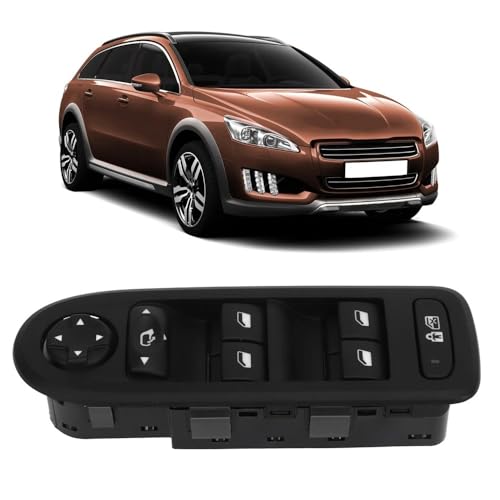 Commande leve vitre electrique 6490QY 96644917XT bouton principal pour C5 et 308