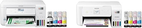 Epson EcoTank ET-3830 Impresora Supertank inalámbrica a color todo en uno sin cartuchos con escaneo, copia y EcoTank ET-2800 Impresora Supertank