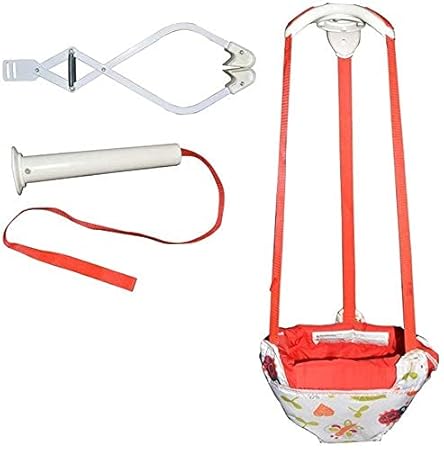 Marrone Door Jumper, Baby Jump Chair Bounce Swing, Adjustable Newborn Jump Chair Bounce Swing, Kids Door Frame Swings, Playful Parade Door Jumper 2 in 1 for Indoor and Outdoor Use