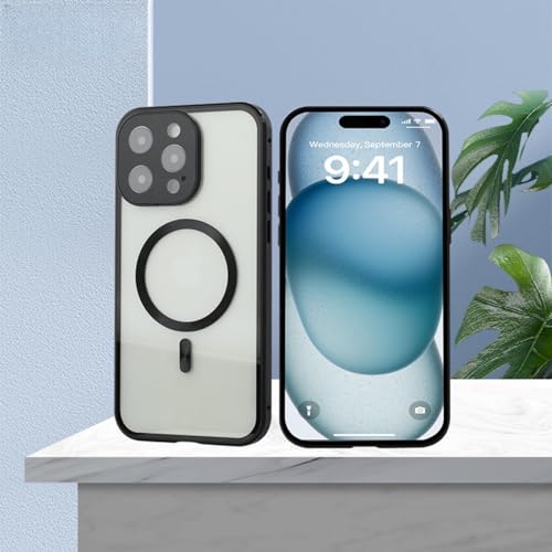 iPhone 15 Pro Max p  P[X MagSafeΉ cΉ 360°]X^h ϏՌ ACtH15 Pro Max X}zJo[ 9HKX PCw }OZ[t Ή Ot ACtH 15 Pro Max p