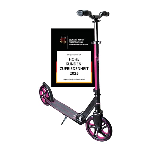 muuwmi Aluminium Scooter Pro – Tretroller, 215 mm, ABEC 7, für Kinder...