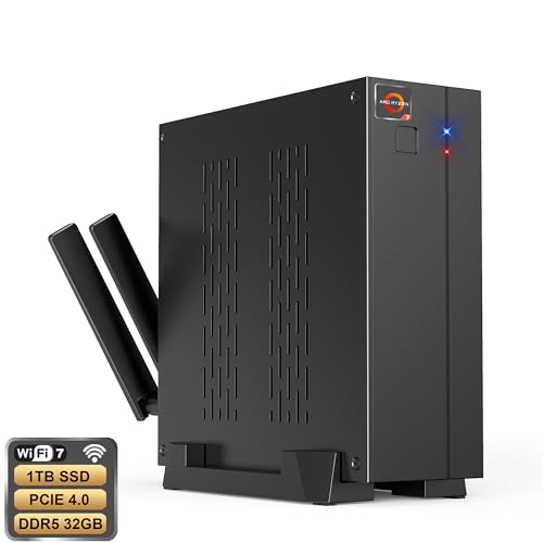 ミニpc Ryzen7 7840hs Mini PC Computer con AMD ryzen7 7840hs (8Cores/16Threads, hasta 5