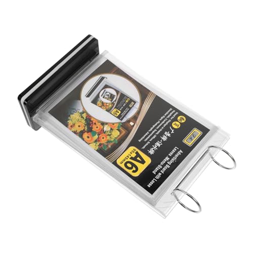 FUNOMOCYA 10pcs Sign Holder Menu Holder Display Desktop Card Page Stand Flip Page Menu Folder Poster Holder Flip Menu Stand Sign Stand Restaurant Menu Stand The Menu Pvc Transparent