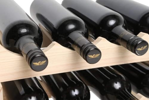 Soporte para 72 Botellas de Vino en Pino Natural miniatura 3