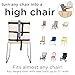 liuliuby Compact Travel High Chair | Portable High Chair for Baby | Baby Travel Essential Harness Seat | Must Haves for Vacations, Restaurants, Family Visits with Babies | Portable Highchair Seat
