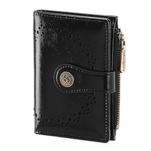 Image of Small Wallet for Women Bifold Credit Card Holder Compact Women Wallet with Zipper Coin Pocket