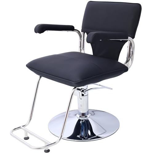 Wekuku N10010331 Stainless Steel Frame, Fashion Style Hair Salon Chair Styling Heavy Duty Hydraulic Pump Barber Chair Beauty Shampoo Barbering Chair thumb #5