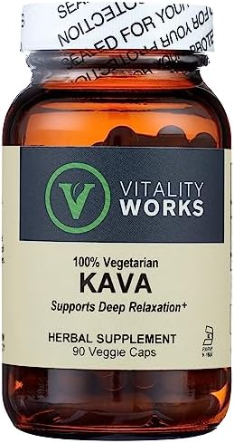 Vitality Works Kava (Vanuatu) Powder, 90 CT