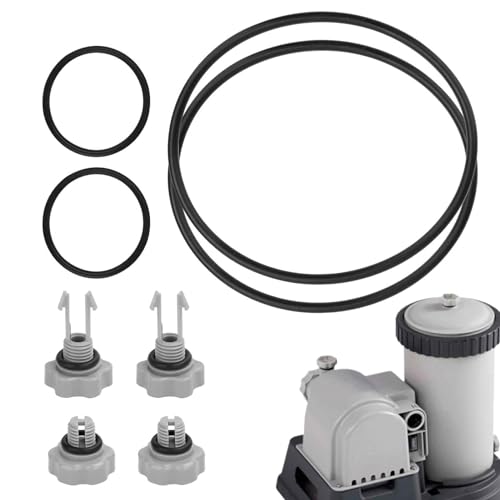 Kit guarnizioni di ricambio per pompa filtro, parti guarnizioni filtro pompa piscina - Kit guarnizioni pompa filtro sabbia - Parti di ricambio per pompe per piscina Valvole di rilascio 'aria Kit di