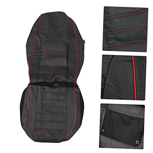 Housse de siège auto PU : lot de 2 protections de siège de voiture et coussin