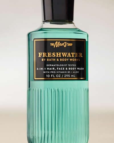 Image of Bath & Body Works Freshwater 3-in-1 Hair, Face & Body Wash | Fragrance - Fresh & Clean | Gender - Men 295 ml / 10 fl oz