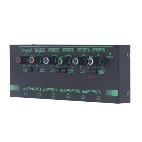 Amplificateur de casque stéréo 6 canaux pour éliminer le manque de sorties audio