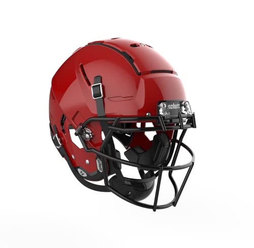 Schutt F7 VTD Collegiate Varsity Football Helmet (Facemask NOT Included), Scarlet, Large