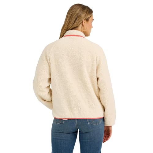 Wrangler Women's White Sherpa Pullover4