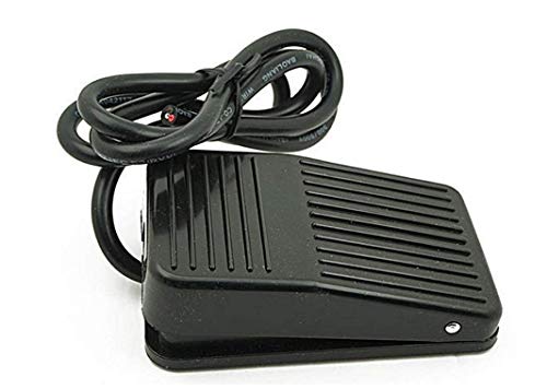 Pedal Switch,Momentary Foot Pedal Switch Black Ac 250V 10A Spdt No Nc Foot Operated Pedal Controller For Cnc Industrial With Anti-Skid Rubber Surface. #TOP2
