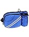 Gisdanchz Marsupio Trekking Uomo Donna Impermeabile con Porta Borraccia Marsupio Montagna Borsa Marsupio Donna Marsupio Sportivo Running Cintura da Corsa con Portabottiglia, Blu Reale