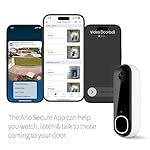 Arlo Video Doorbell 2K | 2nd Gen | Wire-Free/Wired Option, 2-Way Audio, Night Vision, Head to Toe Video View, Integrated Siren | Live Stream | Real Time Notifications |180 Deg Wide View, White - Image 3