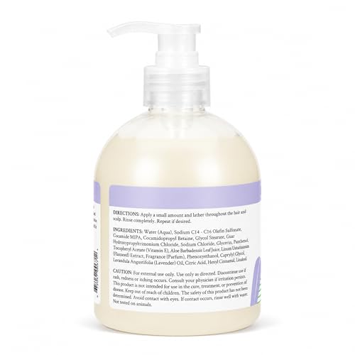 Image of Ginger Lily Farms Botanicals Shampoo, 16.9oz, Lavender Chamomile | 100% Vegan & Cruelty-Free | Moisturizing Shampoo for All Hair Types