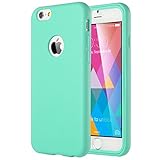 iPhone 6 Case, ULAK 2in1 Hybrid Soft TPU Case with Built In Screen Protector for Apple iPhone 6 4.7 inch (Mint Green)