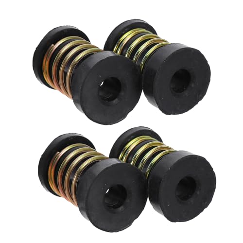 DIKACA 4 Pièces Patins Anti-vibrations Caoutchouc Amortisseurs Robustes pour Réfrigérateur Congélateur Compresseur Tapis Absorption de Vibrations pour Machine à Laver et Climatisation