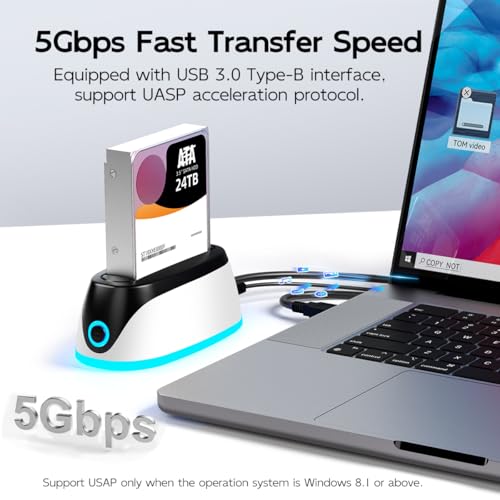 Docking Station MAIWO para HDD SSD SATA 2.5 y 3.5 pulg USB 3.0 miniatura 2