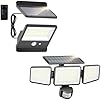 Aazon.co: Philips Solar Security Light Outdoor Light 302 LEDs 1200l