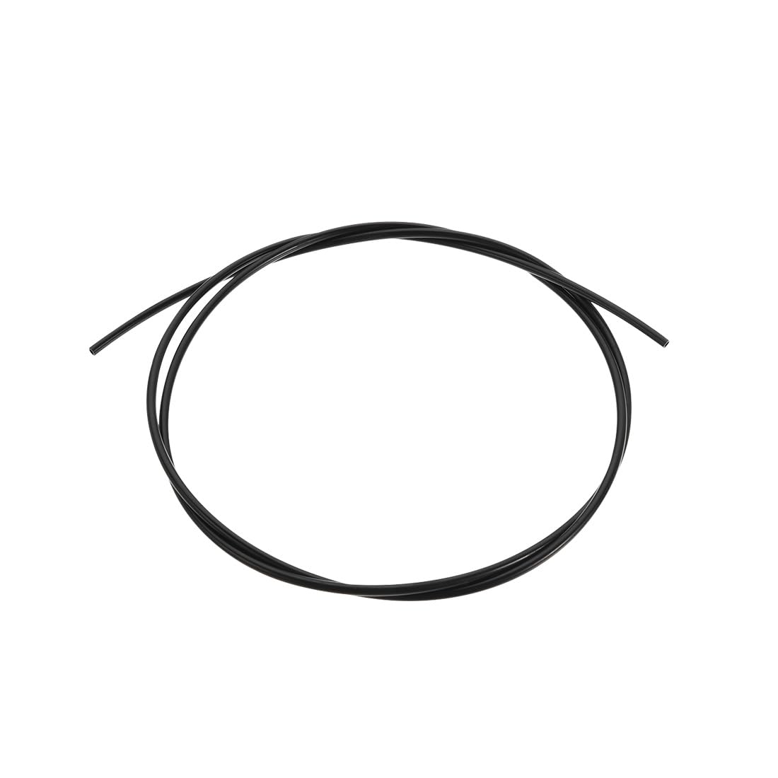 DMiotech 5/64" ID x 1/8" OD, 3.28Ft Long PA6 Nylon Aquarium Air Tubing Pneumatic Nylon Tube Hose Black for Air Brake System