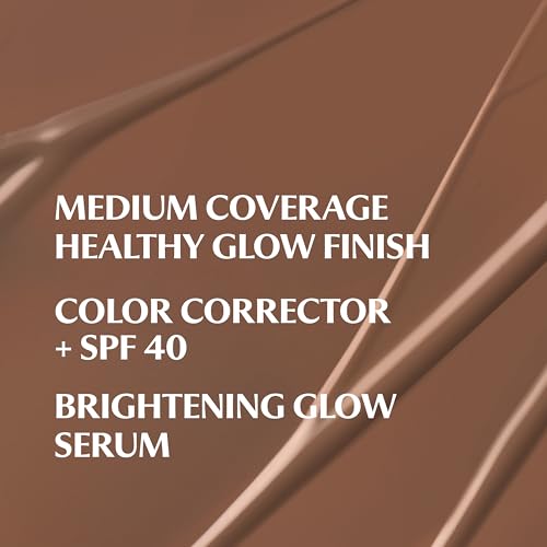 Image of IT Cosmetics CC+ Nude Glow SPF 40 - Medium Coverage Foundation, 2% Niacinamide + Hyaluronic Acid Brightening Glow Serum, Lightweight Up to 24H Hydration, Normal to Dry & Mature Skin - 1.08 fl oz