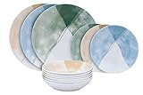 ensemble Casa Collection Lot de 18 assiettes Abanico
