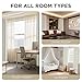 Joydeco Blackout Curtains for Bedroom - 100% Light Blocking 2 Panels Light Beige Drapes 42