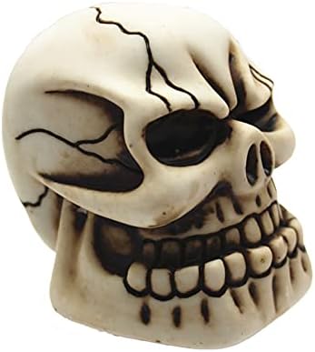 HONGHUO ZHIFU Fit for Gear Shift Knob Skull Automatic Personalized Modification Sport Lever Gear Stick Fit for Golf 7 Manual Head Lever Auto Parts (Color Name : 102Bone Color)