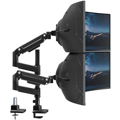 モニターアーム デュアル 上下2画面 ロングポール 17-49インチVESA Amazon.co.jp: WORLDLIFT モニターアーム デュアル 上下2画面