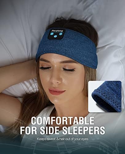 Perytong Sleep Headphones Wireless, Bluetooth Sports Headband Headphones with Ultra-Thin HD Stereo Speakers Perfect for Sleeping,Workout,Jogging,Yoga,Insomnia, Air Travel, Meditation (Deep Teal)