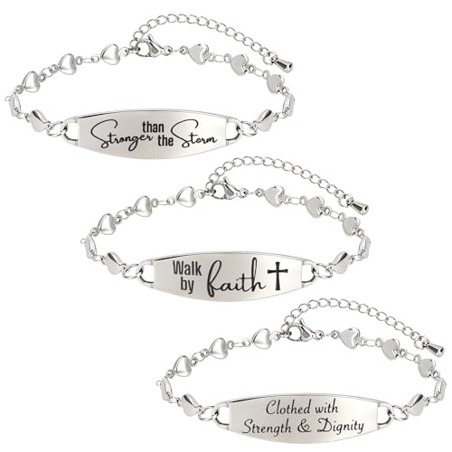 Bracelets religieux bibliques pour femme lot de bijoux chrétiens kilofly