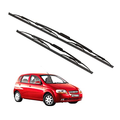 Image of Kylo Windshield Wiper for UVA /Conventional and Traditional Metal Type Windshield Water Repellency Scratch Proof Metal Wiper Blades Suitable for UVA (Driver Side - 22 inch, Passenger Side - 15 inch)