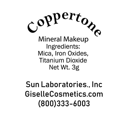 Giselle Cosmetics Loose Powder Organic Mineral Eyeshadow - Coppertone #TOP7