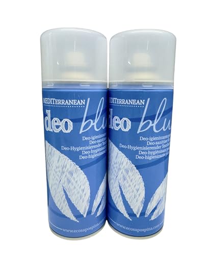 HOME PRO Deo Blu Spray Deodorante Igienizzante Tessuti Profumatore Bucato Lavatrice Elimina Odori Professionale Rinfresca Capi Come Appena Lavati Ambiente Armadio Accessori Lavanderia 2x400ml